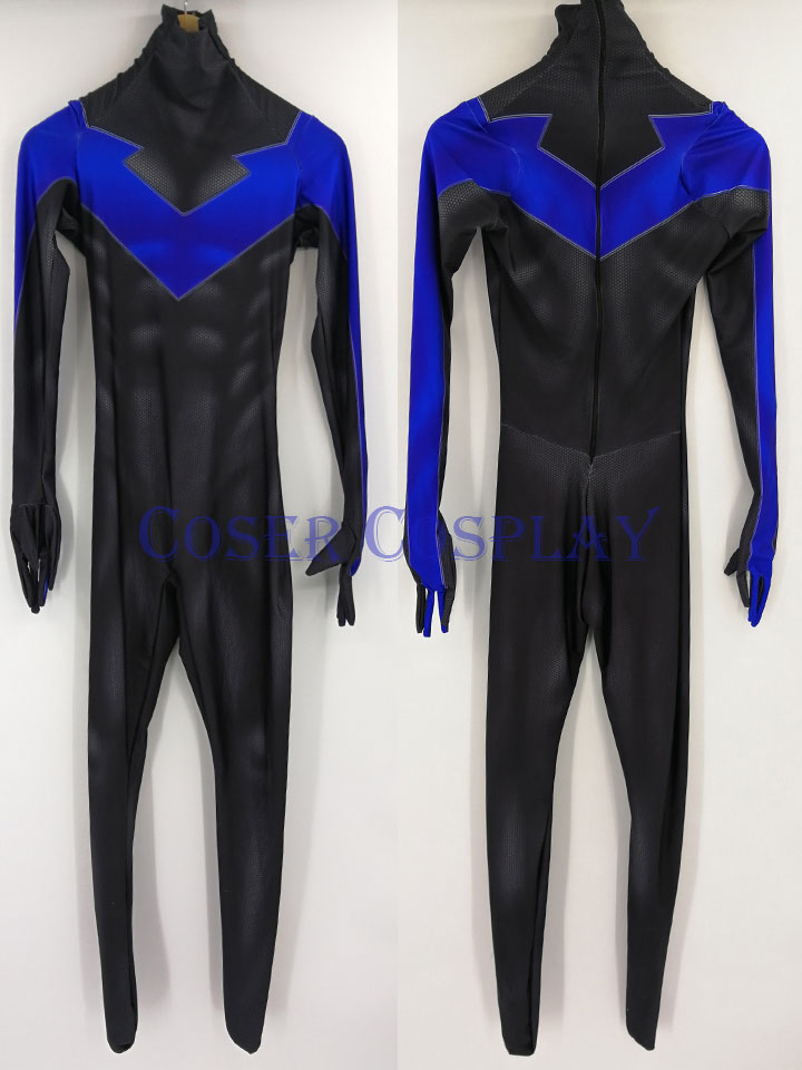 X Men Nightwing Dick Grayson Cosplay Costume 0826